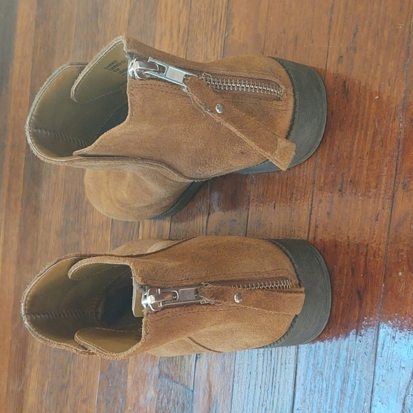 Steve Madden Darko  Brown Leather/Suede Ankle Boot Sz 6 - Picture 4 of 7